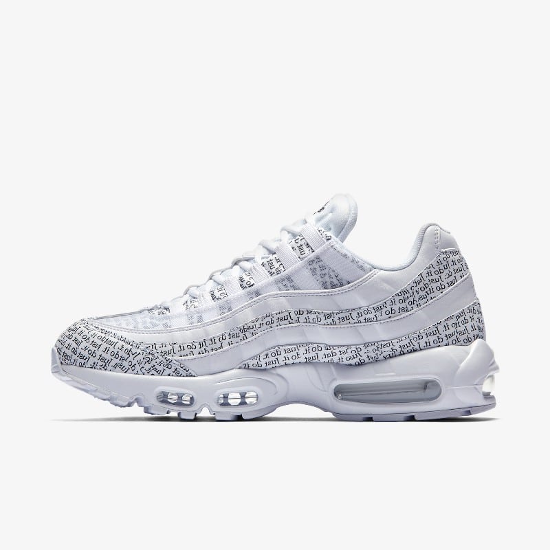 nike air max 95 just do it pack white